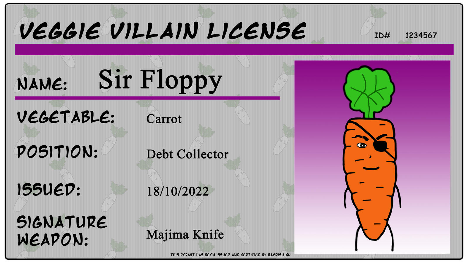 Villain License - Floppy147 Villain License - Floppy147
