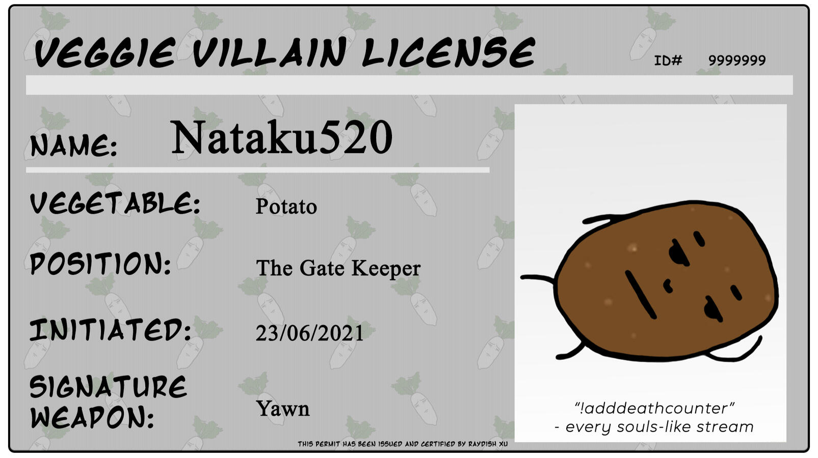 Villain License - Nataku520