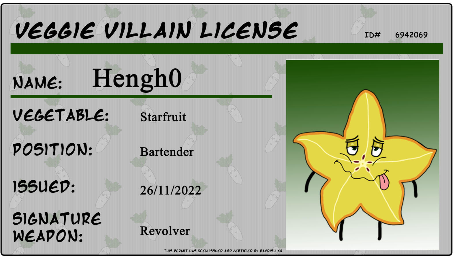 Villain License - Hengh0