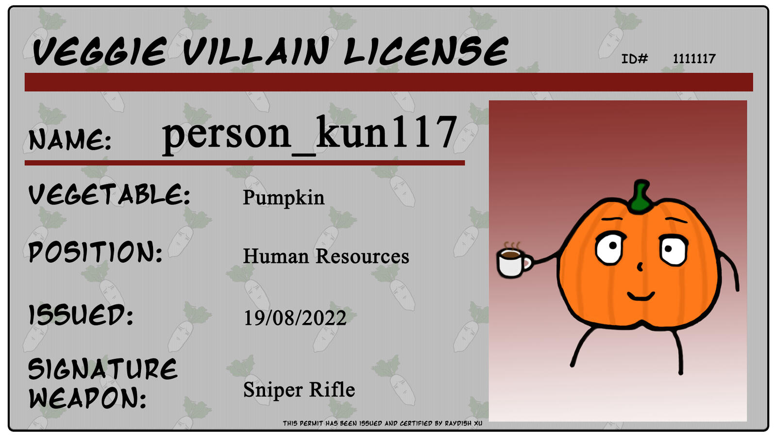 Villain License - Person Kun 117