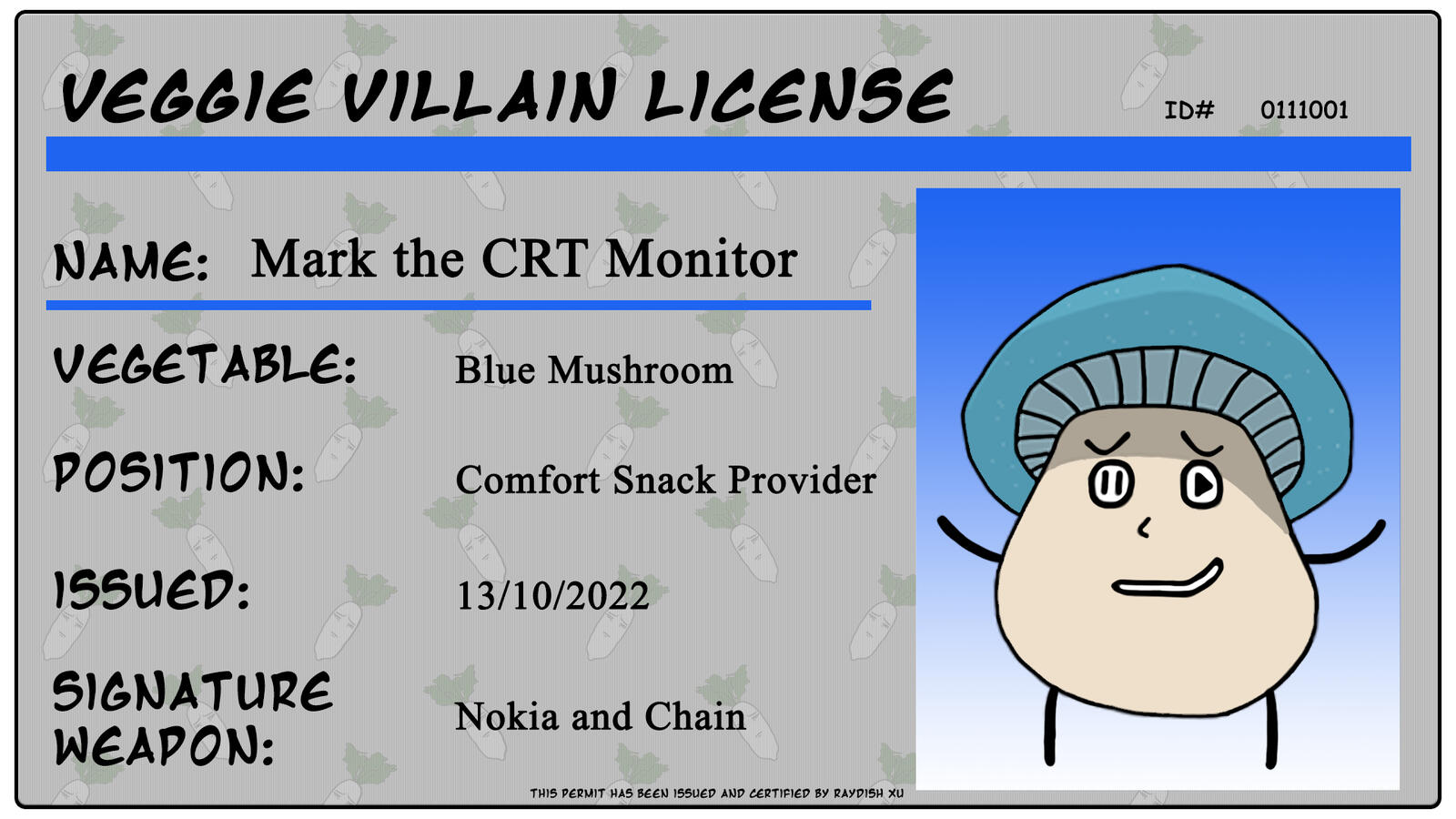 Villain License - MarkCRTMonitor