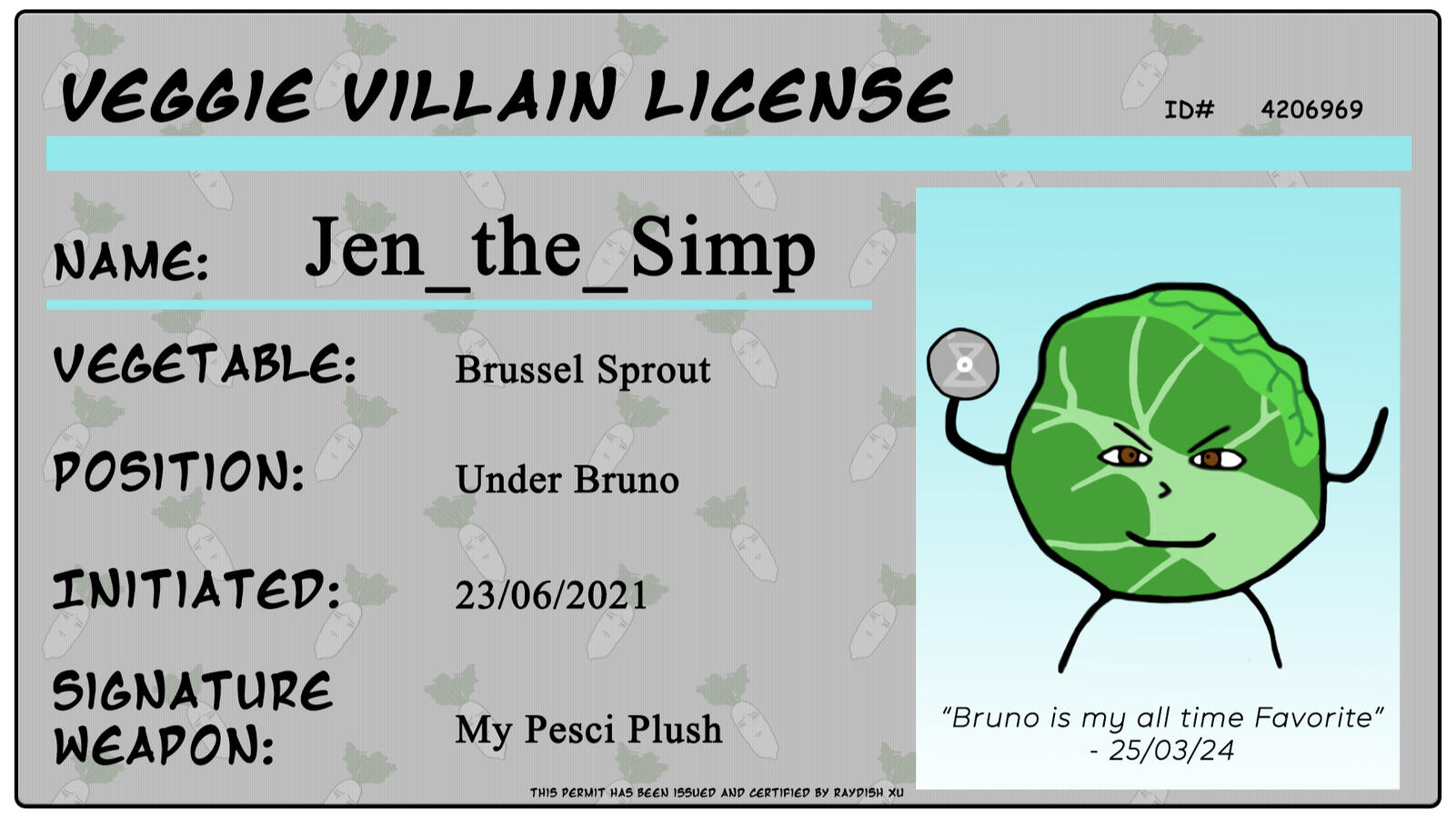 Villain License - Jen The Simp
