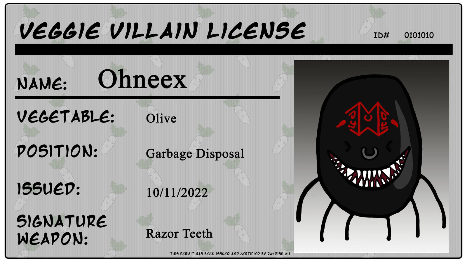 Villain License - OhNeex